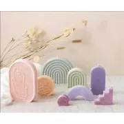 Stampo per candele - 4 forme - Graine créative - Geometrico x1