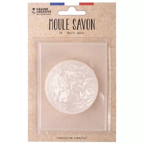 Stampo per sapone - Luna 6 cm - Trasparente x1