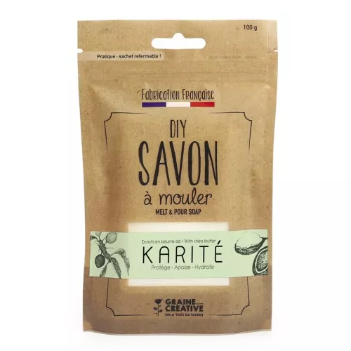 Saponetta da modellare - Burro di Karité x100g