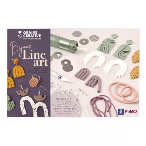Kit di modellazione Fimo - Bijoux Line Art
