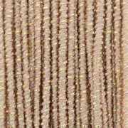 Bobina di filo Bliss Elastico italiano 1 mm - Sabbia - Dorato x30m