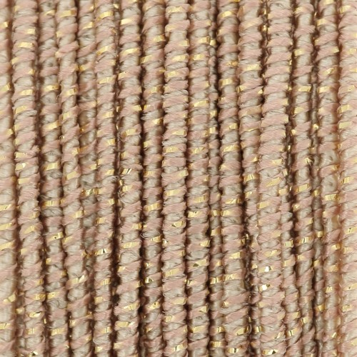 Bobina di filo Bliss Elastico italiano 1 mm - Sabbia - Dorato x30m