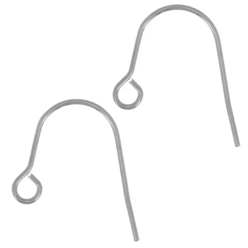 Ganci per orecchie da 14,5 mm con anello aperto - Acciaio inossidabile 304L x2