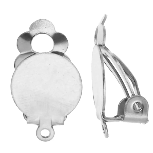 Clip per orecchie da 10 mm per orecchie non forate - Acciaio inossidabile 304 x2