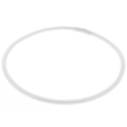 Bracciale buddista semirotondo - Tibetano 68 mm - Bianco perlato x1