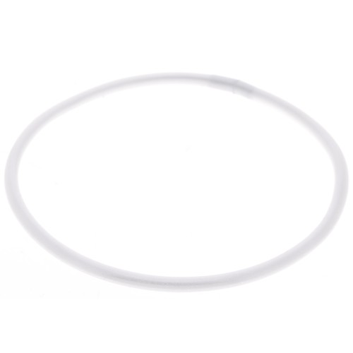 Bracciale buddista semirotondo - Tibetano 68 mm - Bianco perlato x1