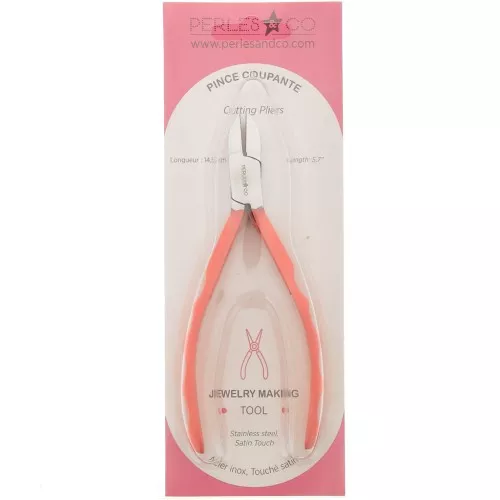Pinza da taglio 14,5 cm by Perles and Co - Satin Touch Coral x1