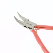 Pinza a becco piegato 14,5 cm by Perles and Co - Satin Touch Coral x1