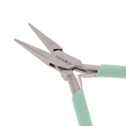 Pinza piatta punta tonda 11,5 cm by Perles and Co - Glitter menta x1