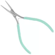 Pinza piatta punte rotonde con molla 13 cm by Perles and Co - Menta