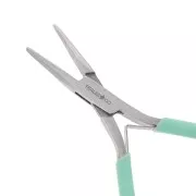 Pinza piatta punte rotonde con molla 13 cm by Perles and Co - Menta