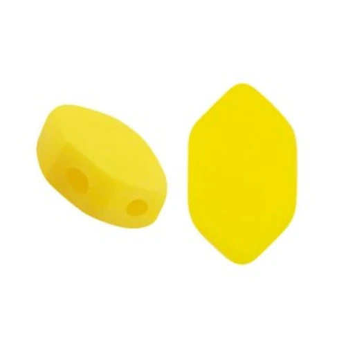 Perle di vetro Paros® by Puca® 7x4 mm - Jonquil Opal Mat x10g