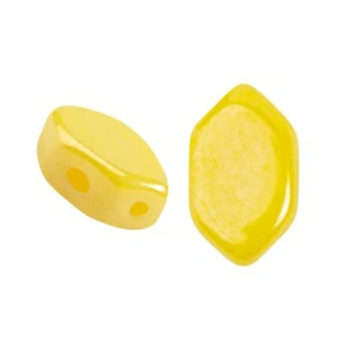 Perle in vetro Paros® par Puca® 7x4mm Jonquil Opal Luster x10g
