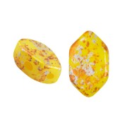 Perle di vetro Paros® by Puca® 7x4 mm - Jonquil Opal Tweedy x10g|raw }}