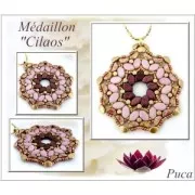 Perle di vetro Paros® by Puca® 7x4 mm - Jonquil Opal Bronze x10g