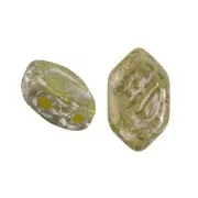 Perle di vetro Paros® by Puca® 7x4 mm - Opale Jonquil New Picasso x10g