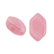 Perle di vetro Paros® by Puca® 7x4 mm - Opale rosa chiaro x10g