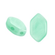 Perle di vetro Paros® by Puca® 7x4 mm - Verde Acqua Opale x10g