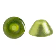 Perle di vetro Konos® di Puca® 4x2 mm - Ice Slushy Lime x10g