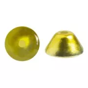 Perle di vetro Konos® di Puca® 4x2 mm - Ice Slushy Pineapple x10g