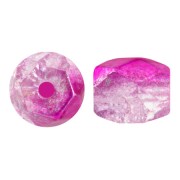 Perle in vetro Baros® par Puca® 6x5mm Ice Slushy Strawberry x10g