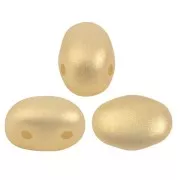 Perle di vetro Samos® by Puca® 7x5 mm - Chatoyant Light Gold x10g