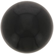 Cabochon rotondo pietra semipreziosa 14 mm - Onice nero x1