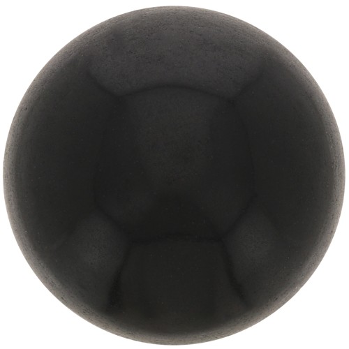 Cabochon rotondo pietra semipreziosa 14 mm - Onice nero x1