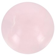 Cabochon rotondo pietra semipreziosa 14 mm - Quarzo rosa x1