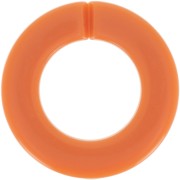 Maglia rotonda piatta in acrilico 31,5 mm - Arancione bruciato x1|raw }}