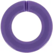 Maglia rotonda piatta in acrilico 31,5 mm - Viola scuro x1