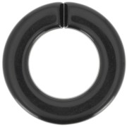 Maglia rotonda piatta in acrilico 31,5 mm - Nero x1|raw }}