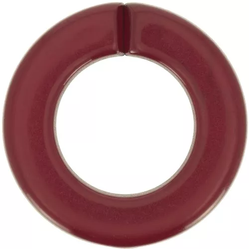 Maglia rotonda piatta in acrilico 31,5 mm - Bordeaux x1