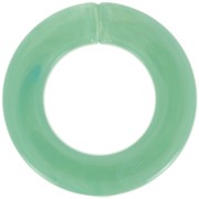 Maglia acrilica rotonda piatta 31,5 mm - Verde acqua marmorizzato x1