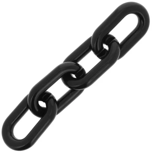 Maglia acrilica ovale 39x24 mm - Nero x1