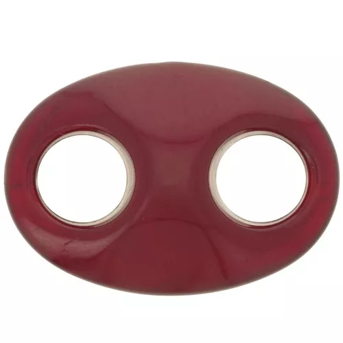 Maglia in acrilico di caffè in acrilico 32x23 mm - Bordeaux x1