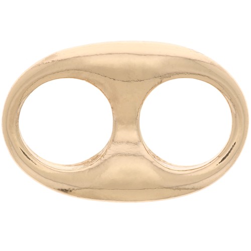 Distanziatore a chicco di caffè 22x14,5 mm -dorato x1