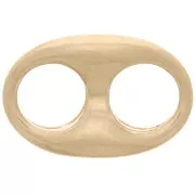 Distanziatore chicco di caffè 22x14,5 mm - dorato mat x1