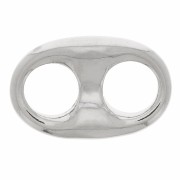 Distanziatore chicco di caffè 20x13 mm - Rodio x1|raw }}