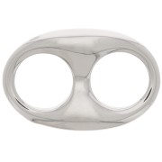 Distanziatore chicco di caffè 22x14,5 mm - Rodio x1