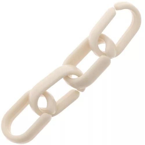 Maglia acrilica ovale 19x12 mm - Avorio x1