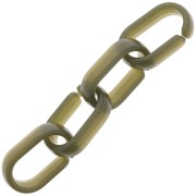 Maglia acrilica ovale 19x12 mm - Khaki x1|raw }}