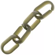 Maglia acrilica ovale 19x12 mm - Khaki x1