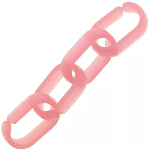 Maglia acrilica ovale 19x12 mm - Pompelmo x1