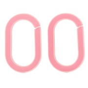 Maglia acrilica ovale 19x12 mm - Pompelmo x1