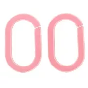 Maglia acrilica ovale 19x12 mm - Pompelmo x1