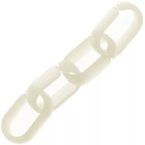 Maglia acrilica ovale 19x12 mm - Ecrù x1