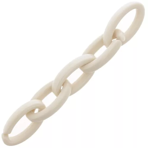 Maglia acrilica ovale 35x19 mm - Avorio x1