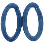 Maglia acrilica ovale 35x19 mm - Marmo blu scuro x1