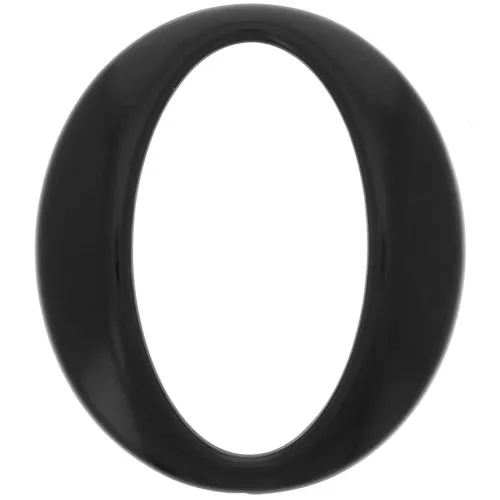 Maglia acrilica ovale 39x34 mm - Nero x1